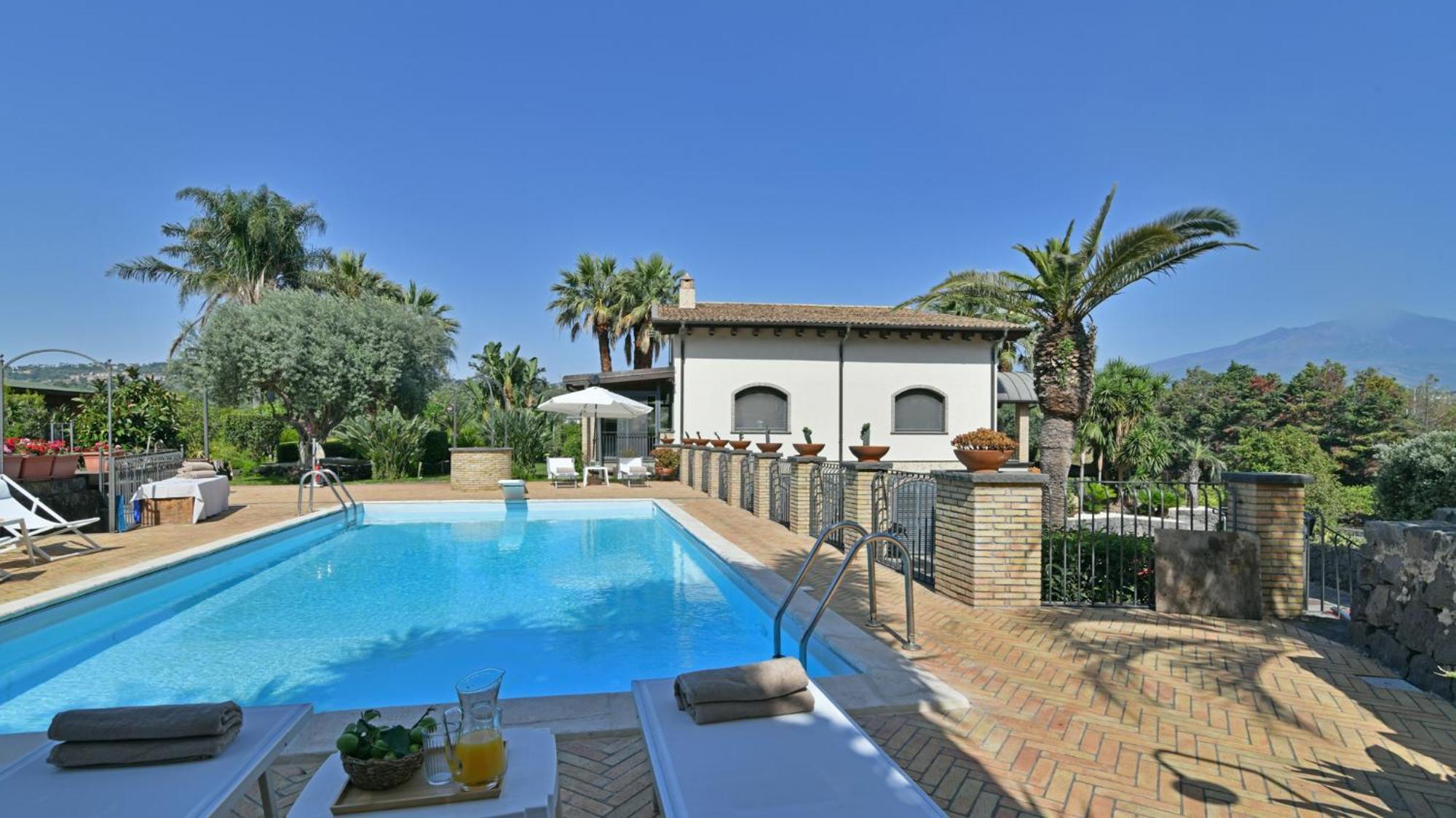 Villa Biddizza Ачиреале Экстерьер фото